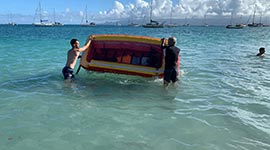 survival equipment inflatable bed