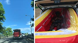 survival equipment inflatable bed